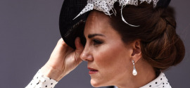Kate Middleton ponovno navdušila v pikčasti obleki Alessandre Rich